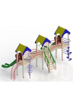 Игровая площадка уличная Три башни